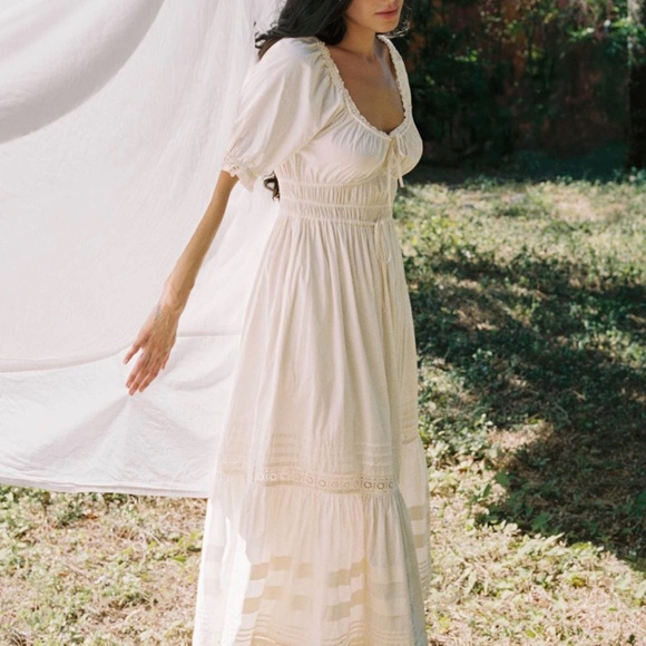 NWOT Christy Dawn Brynne Dress in Pearl - Picture 6 of 15